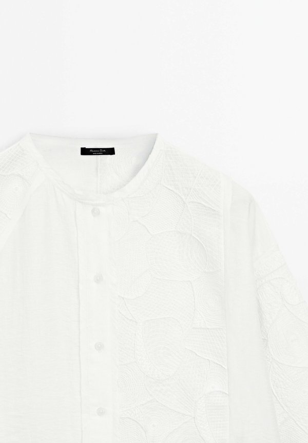 FLOWING WITH EMBROIDERED DETAIL - Button-down blouse4