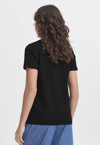 Fransa SHOULDER VTEE  - T-shirt basic - black