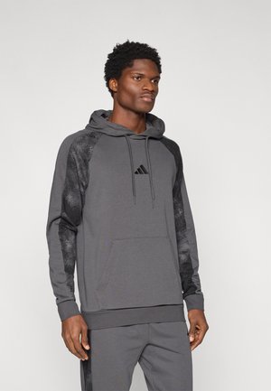 CAMO PRINT - Mikina s kapucňou - grey six/multicolor