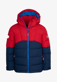 Ausgewählt, bright red/mystic blue/medium blue