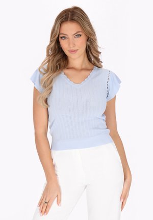 T-shirt print - light blue