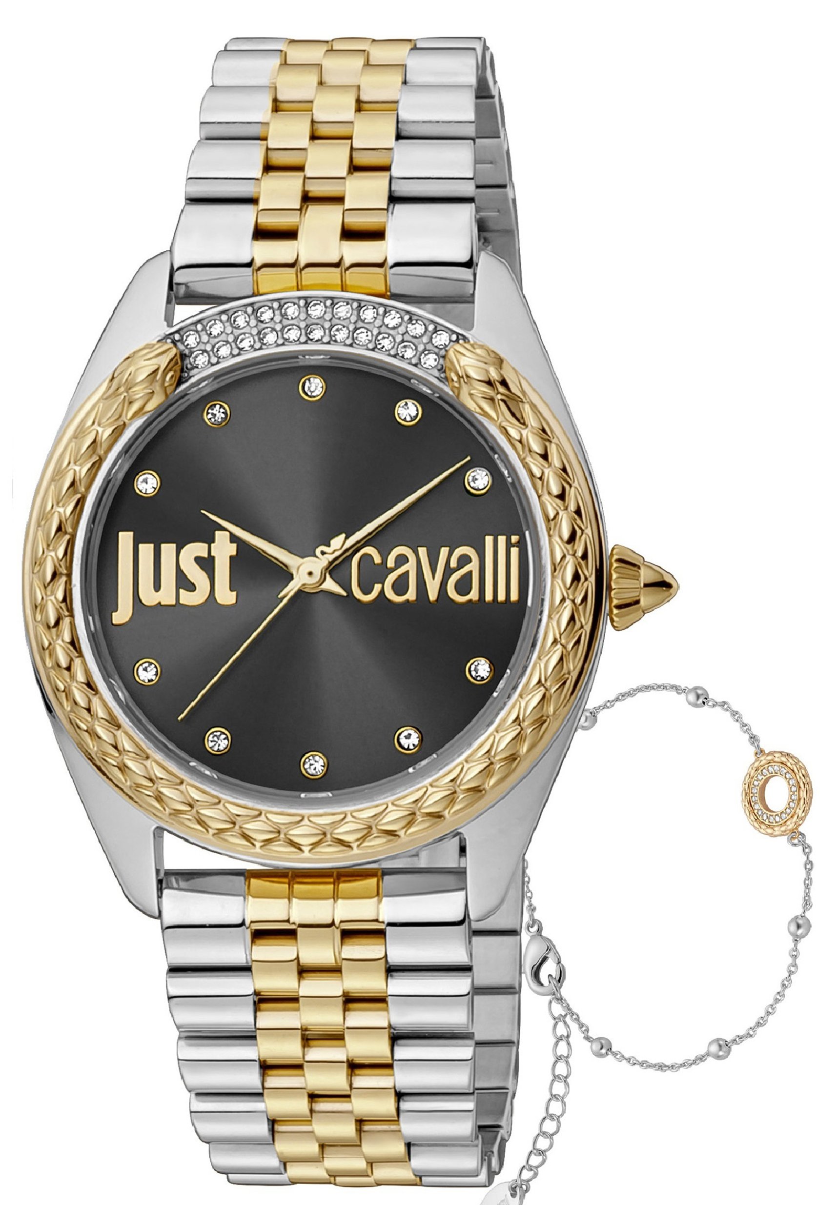 Just Cavalli PRESTIGE BOX SET Montre silver coloured and gold