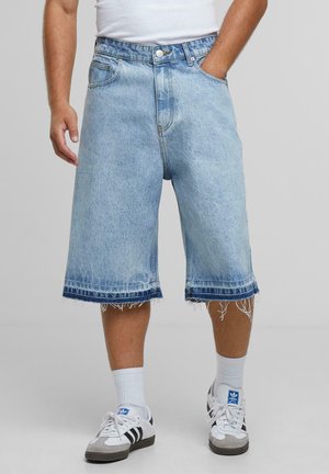 JORAN OPEN HEM BAGGY  - Kratke hlače od trapera - ice blue