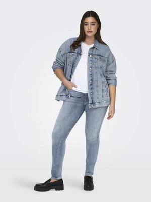 CARFANCY OVERSIZE JACKET - Džínová bunda - light blue denim