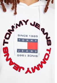 Tommy Jeans ATHLETIC HOODIE - Sweatshirt - white