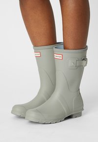 Hunter ORIGINAL WOMENS ORIGINAL SHORT - Galochas - tundra grey