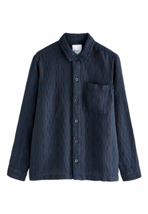 TEXTURED - Hemd - navy blue