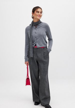NA-KD HERRINGBONE  - Pantalones - grey