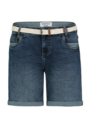 MIT LÄSSIGEM GÜRTEL UND SPORTLICHEM STYLE - Jeans Shorts - blau-3