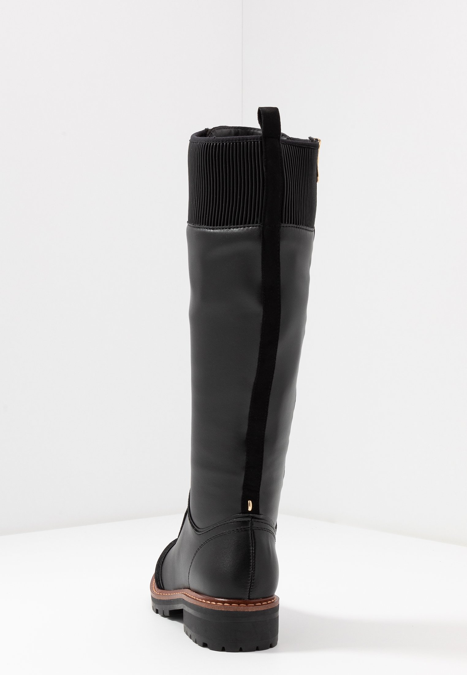 river island black lace up boots