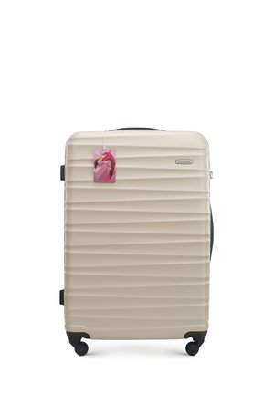 WITTCHEN LARGE SUITCASE WITH LUGGAGE TAG FROM ABS - Trolley - beige