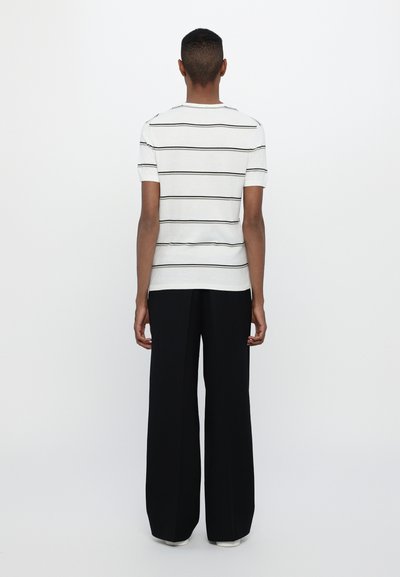 Ron Dorff STRIPED - Μπλουζάκι με στάμπα - off white