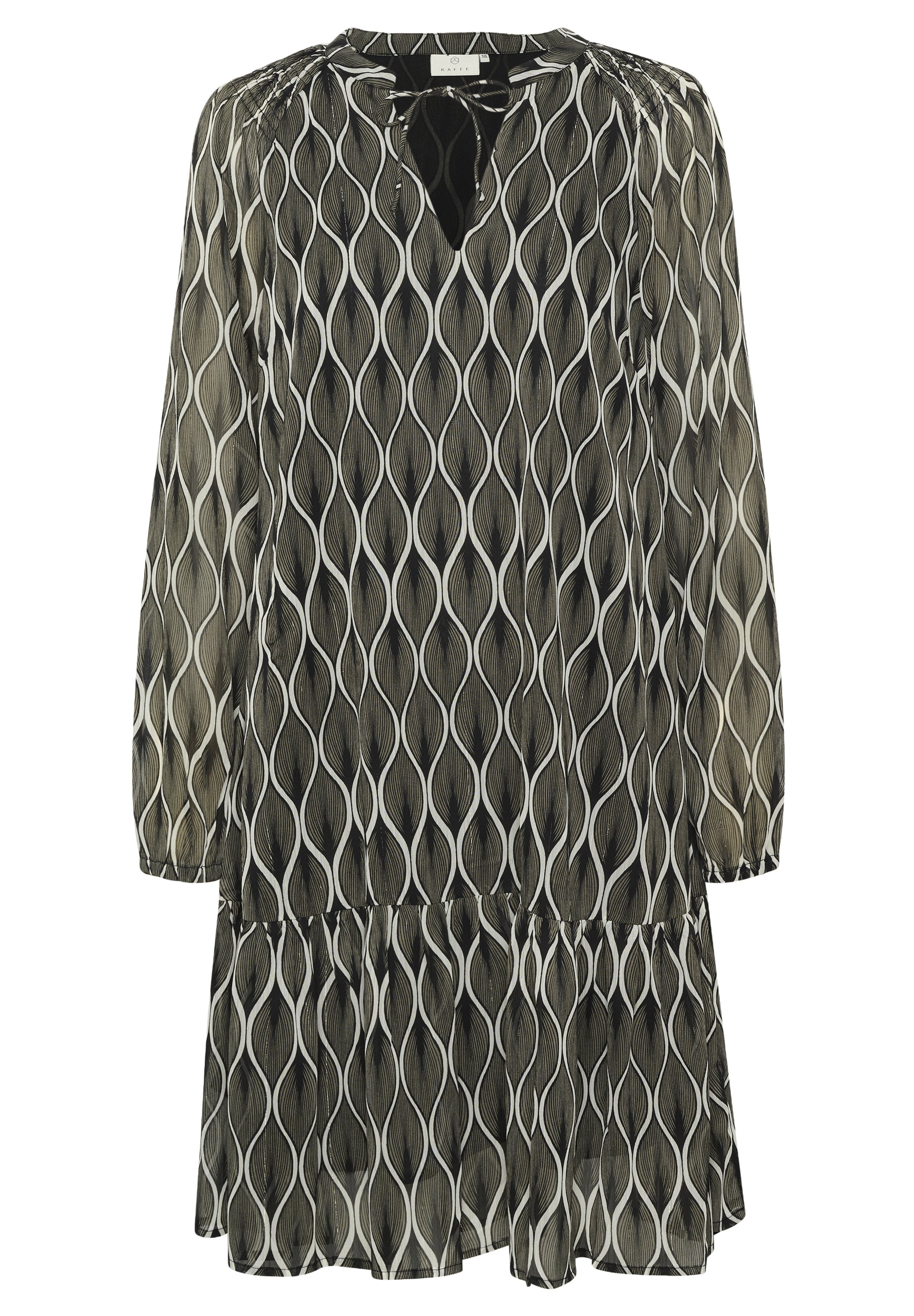 Graphic shirt dress