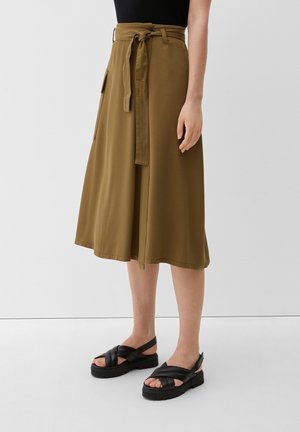 MIT HIGH-RISE-BUND - Spódnica jeansowa