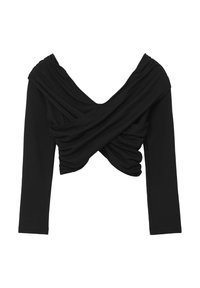 Calliope CROISÉ - Langarmshirt - noir