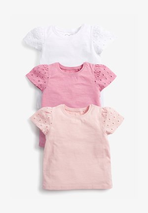 3 PACK - T-shirt con stampa - pink