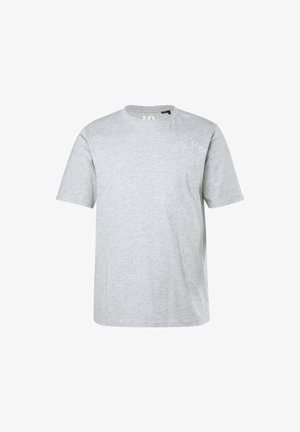 JP1880, HALF SLEEVE CHEST EMBROIDERY - T-shirt imprimé - mottled grey