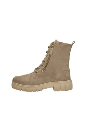 SUB55 Platform ankle boots - beige