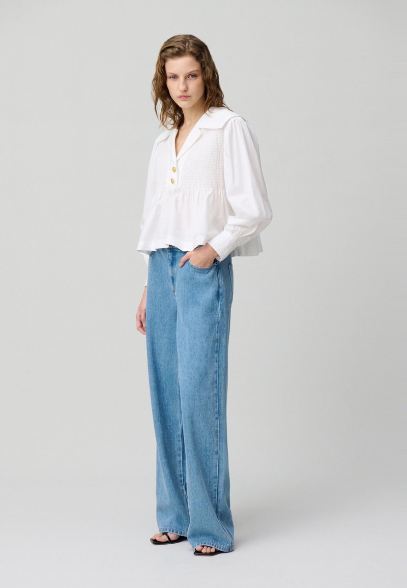 Débardeur Claudie Pierlot Blanc à Liseré Brodé - Taille 2 (équiv. 36) - Neuf Avec étiquettes