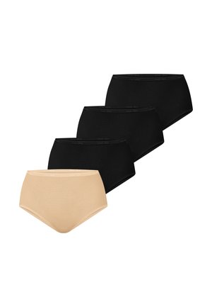 NUR DIE 4-PACK - Slip - schwarz, beige 1