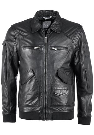 - Leather black JCC jacket