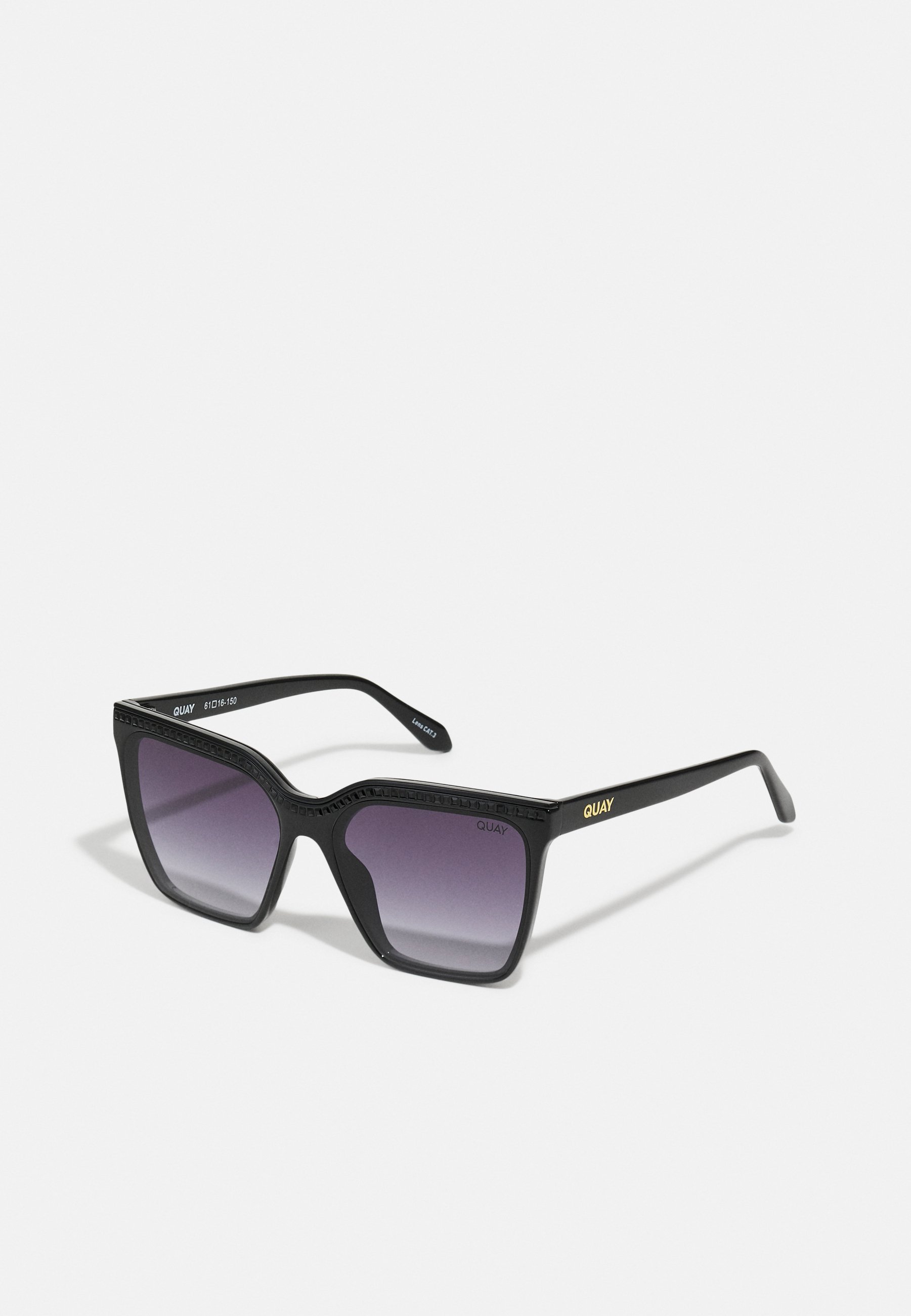 QUAY AUSTRALIA LEVEL UP BLING UNISEX - Sunglasses - black 