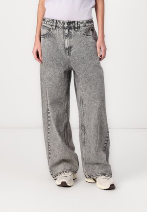 BEEGGY PANTS - Wide Leg - grey vintage