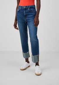 7 for all mankind LOGAN STOVEPIPE EXPLORER - Tiesaus kirpimo džinsai - mid blue