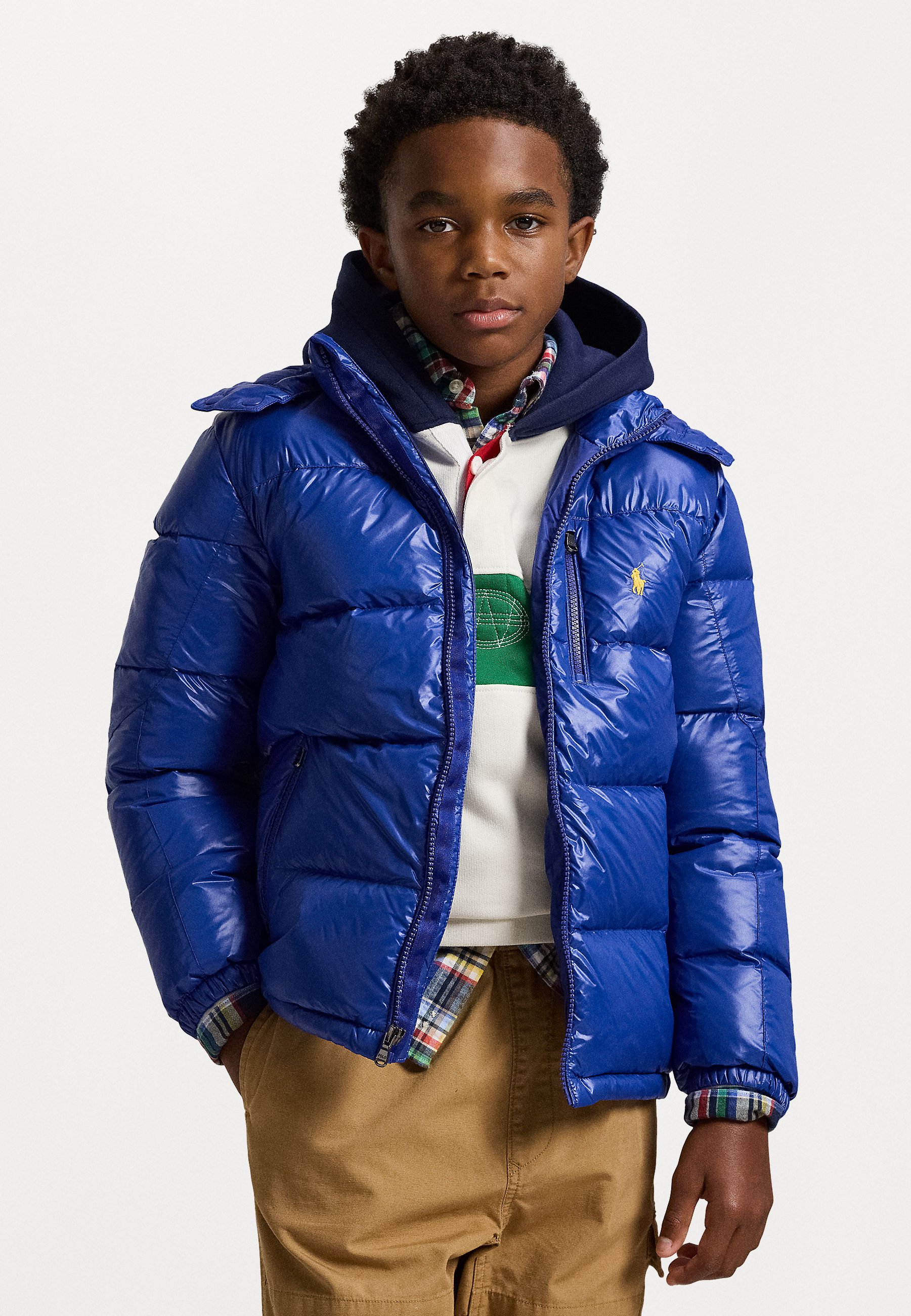 Polo Ralph Lauren THE GORHAM GLOSSED DOWN JACKET 7-14Y - Chaqueta