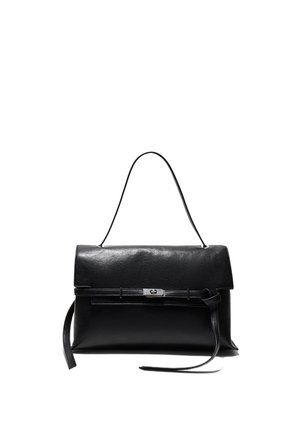 WITH METAL CLASP - Kabelka - black