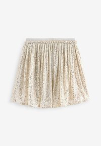 Next REGULAR FIT - Jupe trapèze - gold sequin