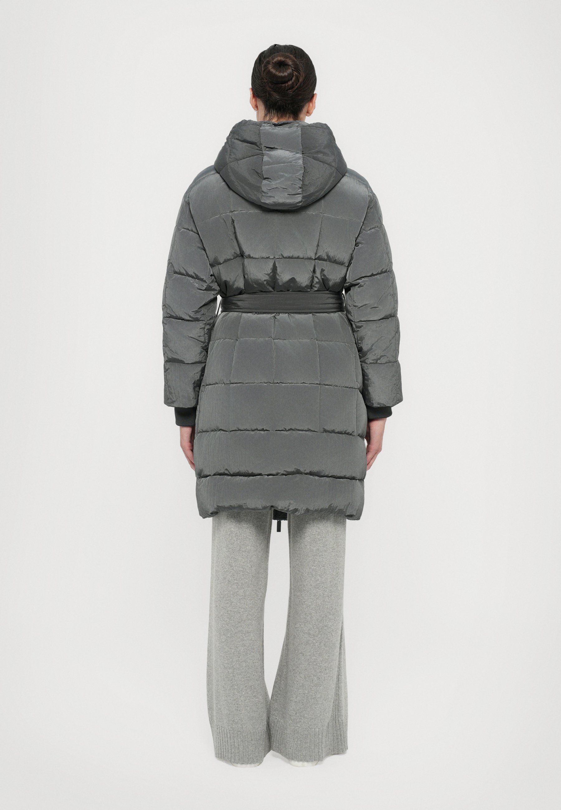 Armani Exchange CABAN COAT - Winter coat - chill steel/blue-grey