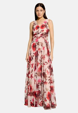 Vera Mont VERA MONT MIT PLISSEE ABENDKLEID - Robe longue - cream red