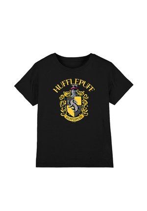 Cotton Soul, HARRY POTTER HUFFLEPUFF ARCH CREST UNISEX - Print T-shirt - black