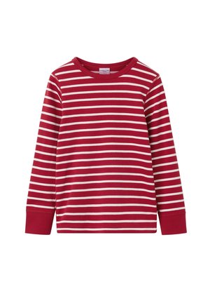 STRIPED LONG-SLEEVE - Langærmet T-shirt - chili pepper