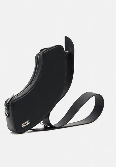 GCDS COMMA MEDIUM SHOULDER BAG - Bolso de mano - bLACK