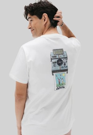 MANGA CORTA CUELLO REDONDO - Camiseta estampada - blanco