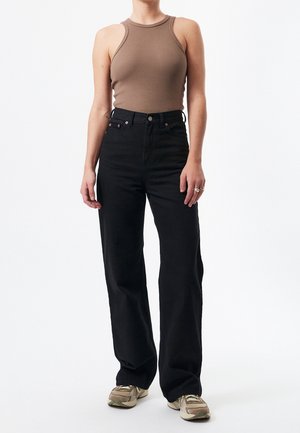 Straight leg jeans - black denim