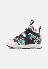 Selezionato, black/green/white/pink/silver