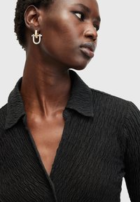 AllSaints CONNIE MIDI - Abito a camicia - black
