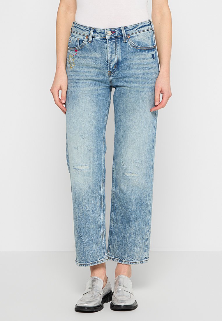 Scotch & Soda Straight leg jeans blauw Scotch & Soda Straight leg jeans blauw