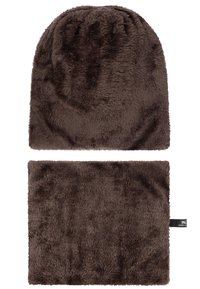 SET - Sjal / Tørklæder - dark brown