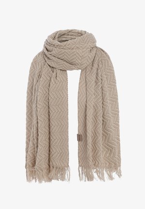 Knit Factory Sjaal - ecru dark beige