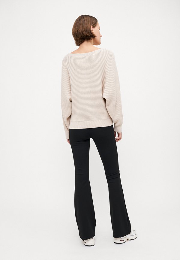 VMLUX BOATNECK BATWING  - Jumper - oatmeal melange3