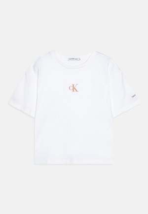 LOGO BOXY - T-paita - bright white