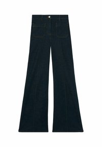 Reiss SAKURA PATCH POCKET - Vaqueros a campana - dark blue