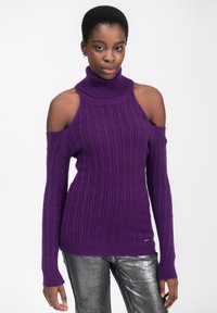 INFLUENCER OFF-SHOULDER - Trui - purple