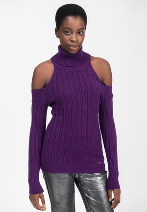 OFF-SHOULDER - Maglione - purple