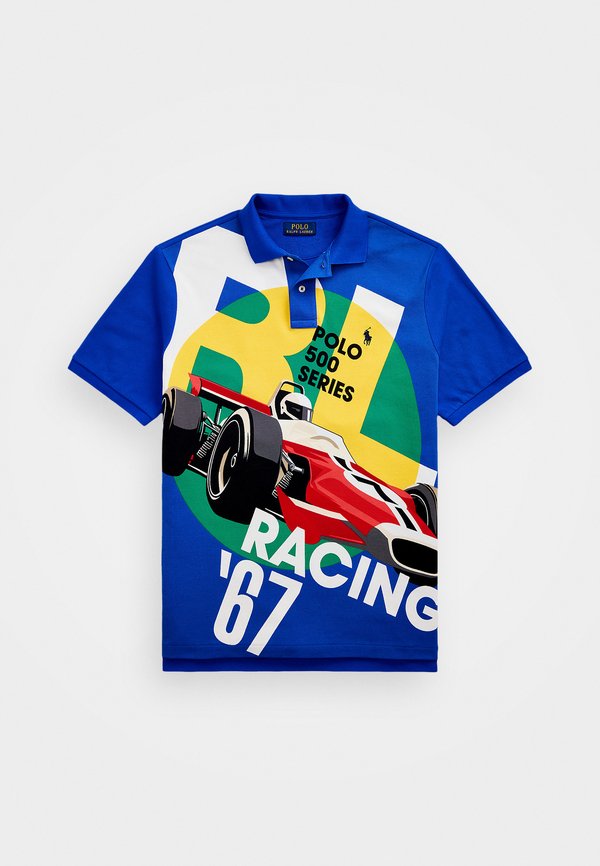 Classic Fit Mesh Graphic Polo Shirt - Polo shirt2