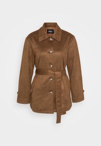 ONLDIANE LIFE COAT - Halflange jas - cognac